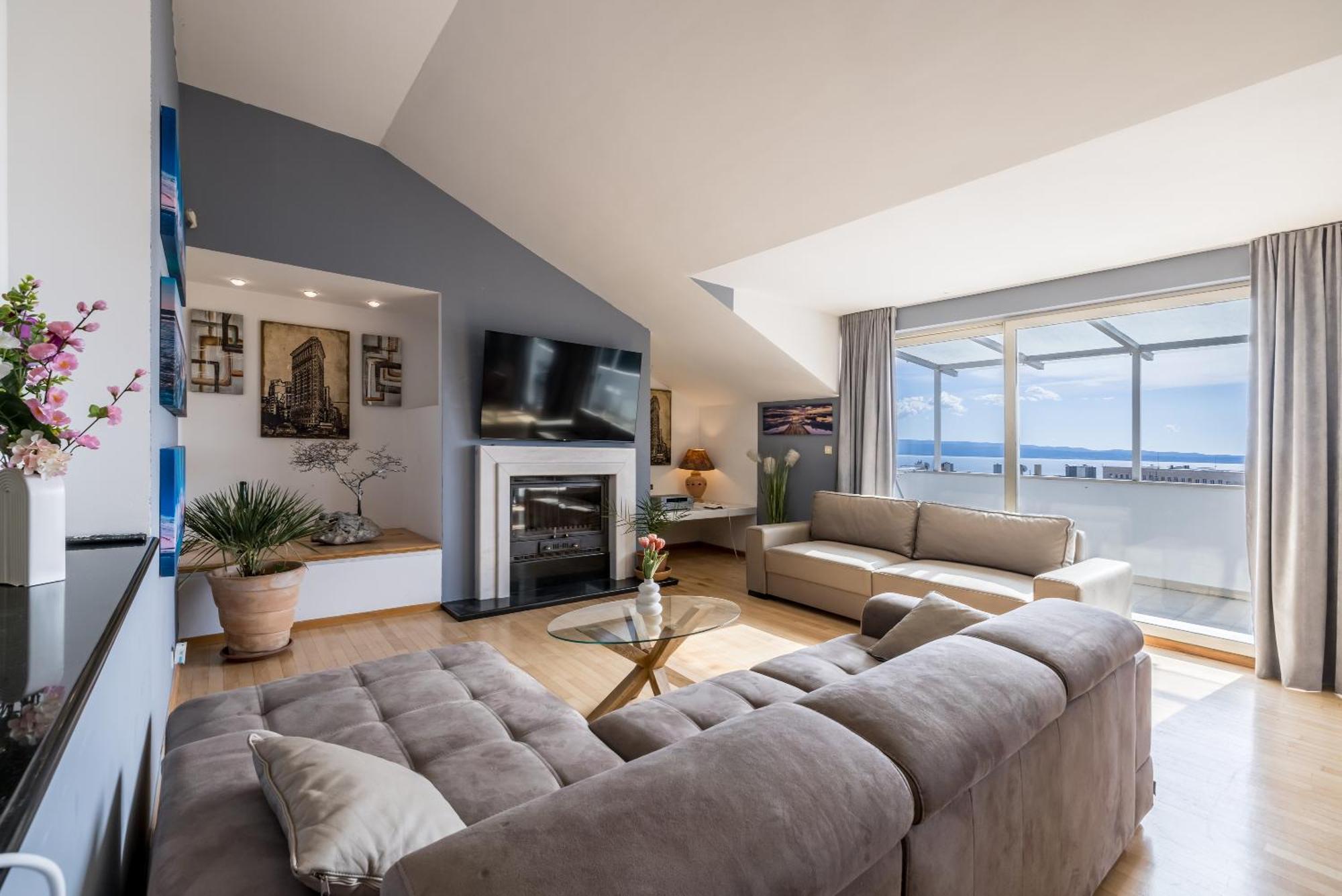 Urban Utopia Penthouse With Private Parking Split Bagian luar foto